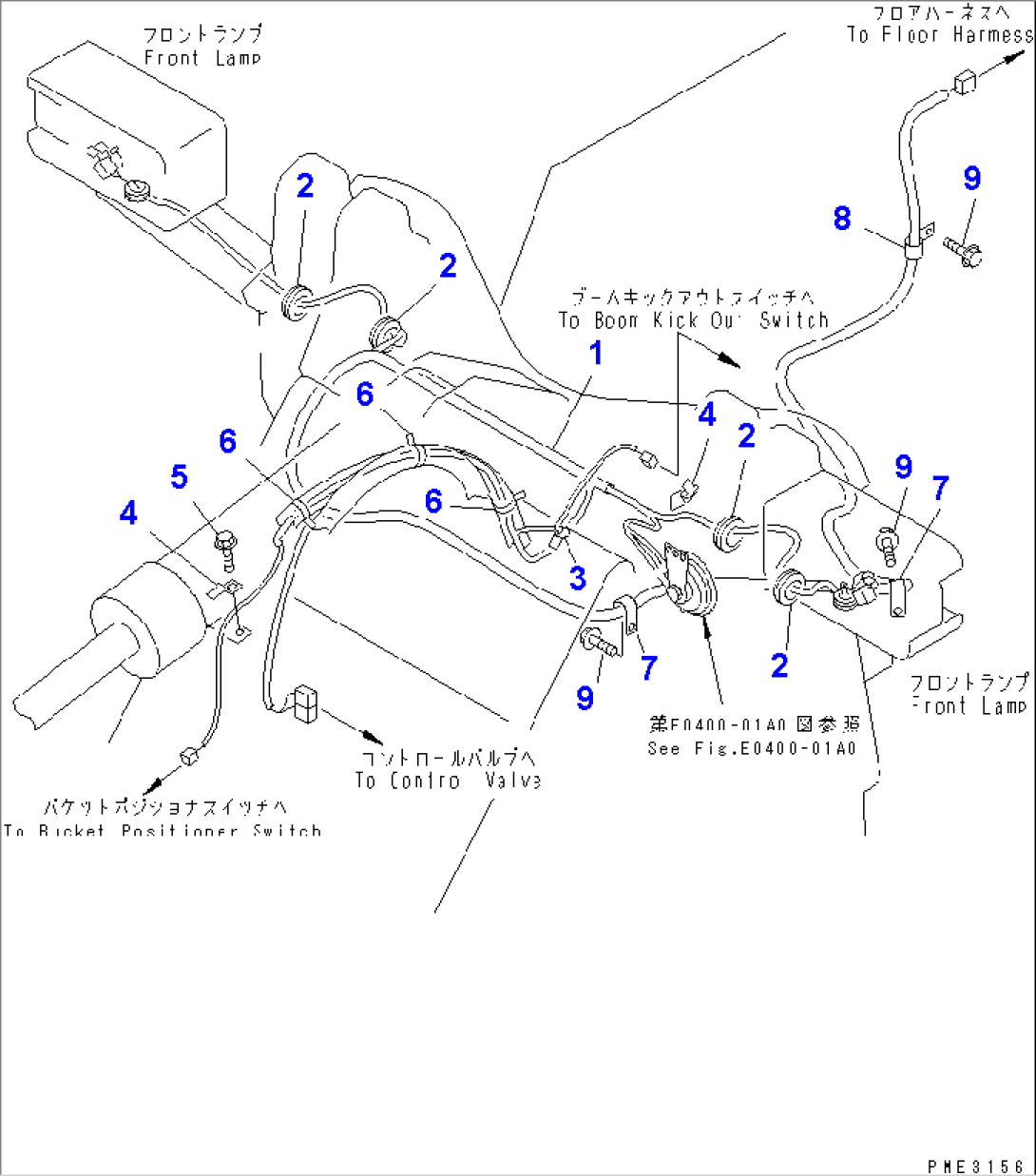 MAIN HARNESS (FRONT FRAME LINE)(#54238-)