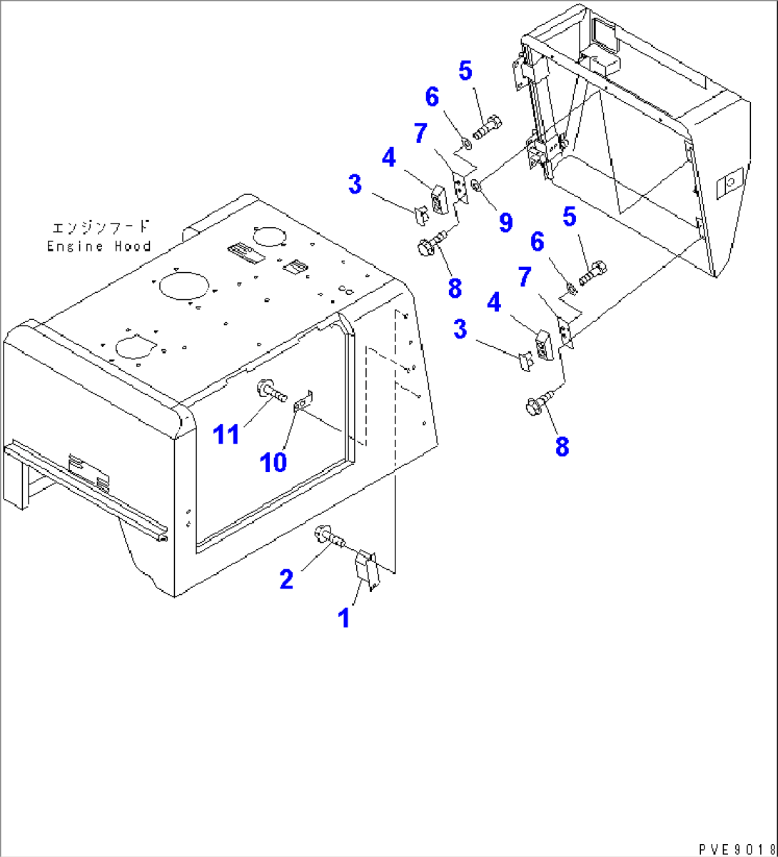 HOOD (REAR DUCT MOUNTING PARTS)(SUPER SILENT SPEC.)