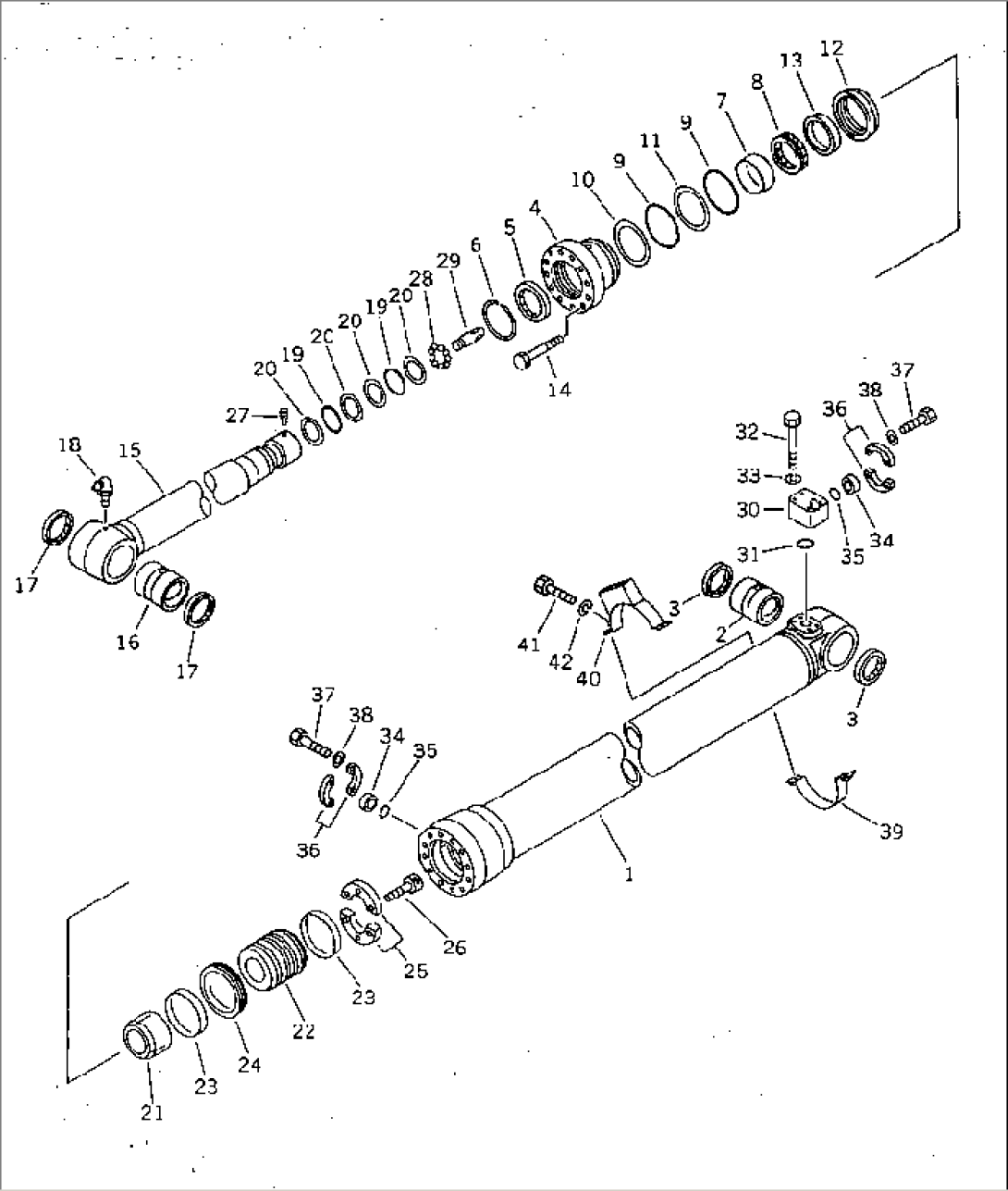 ARM CYLINDER (FOR LOCK VALVE) (FOR USA)