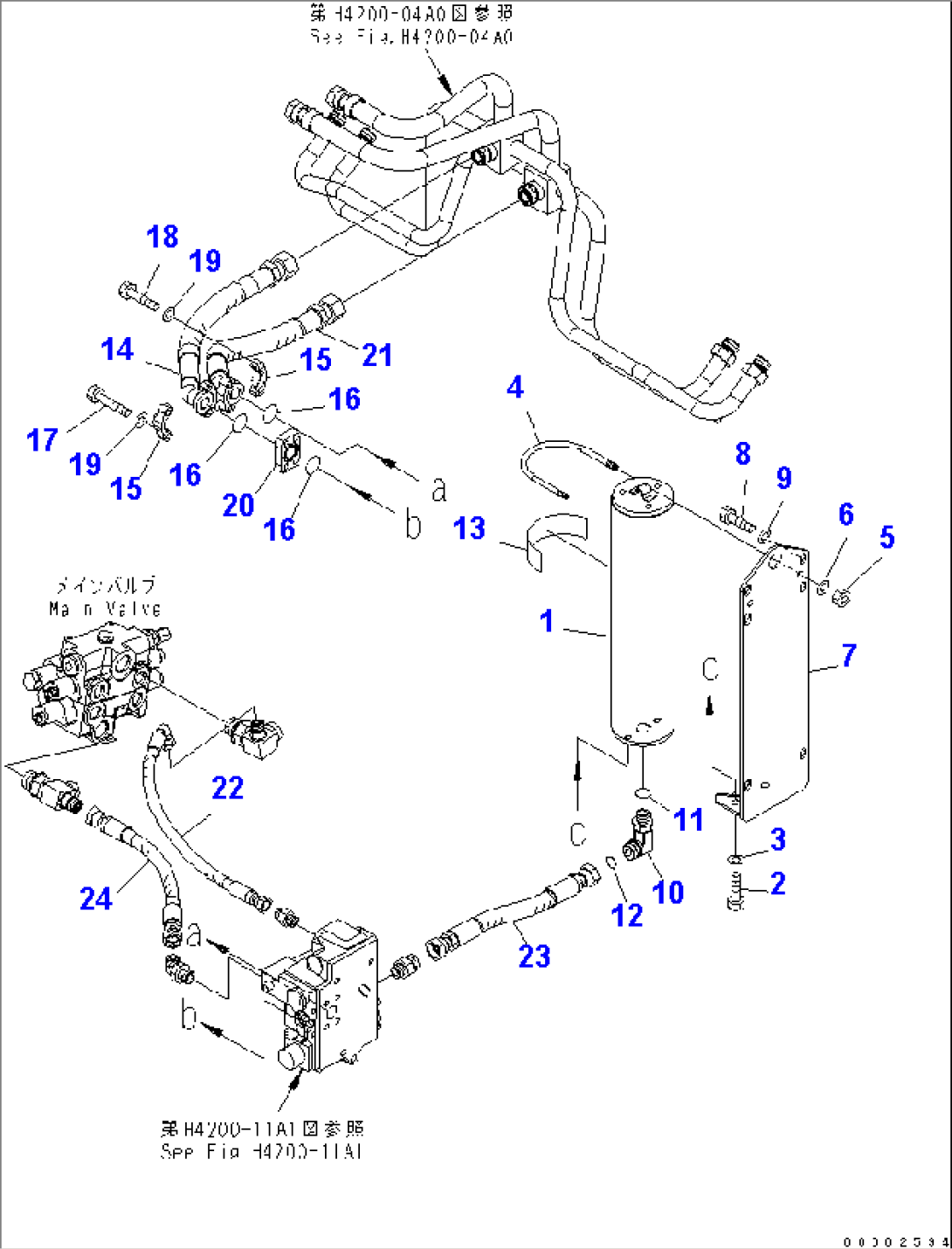 HYDRAULIC PIPING (E.C.S.S ACCUMLATOR)