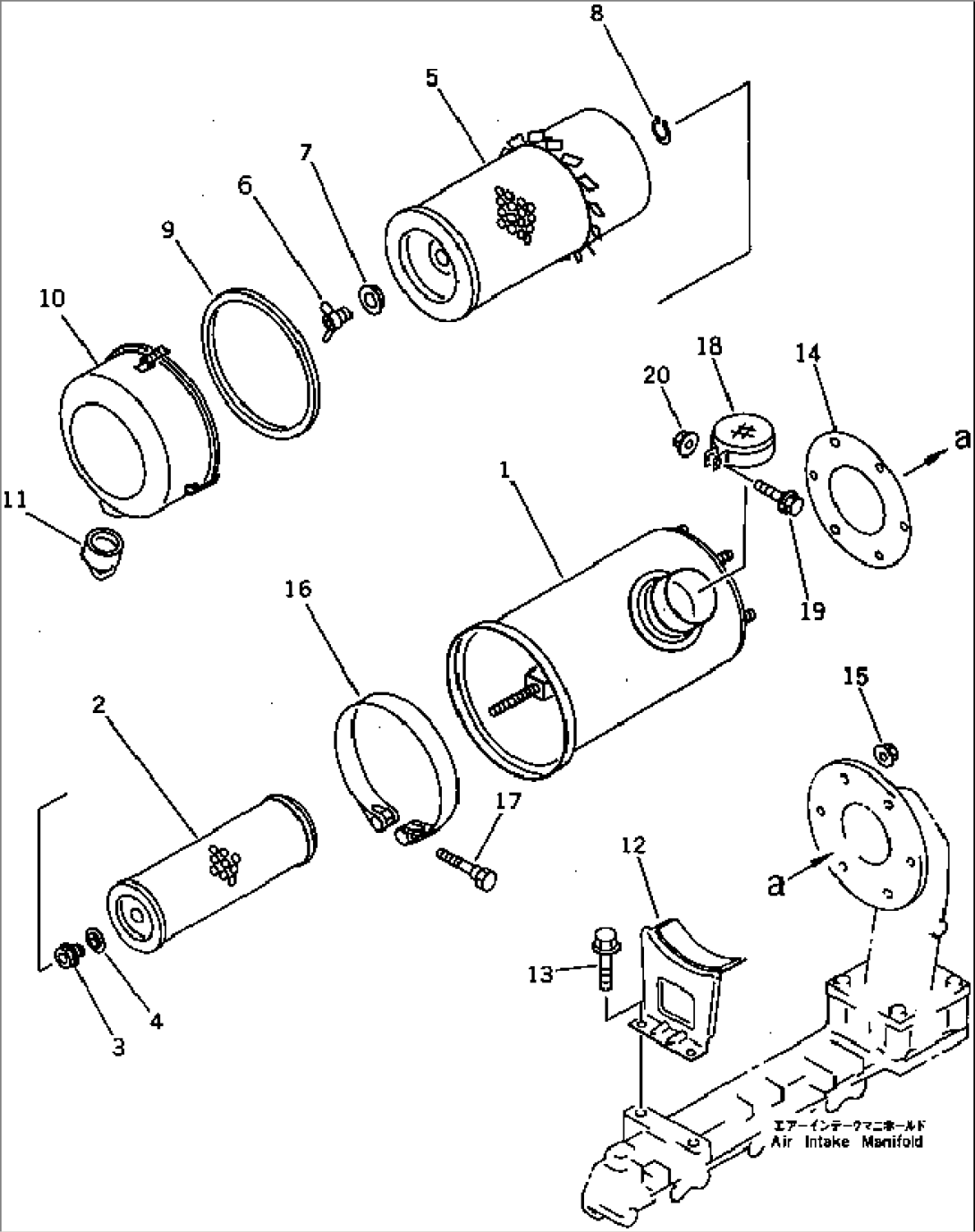 AIR CLEANER AND MOUNTING