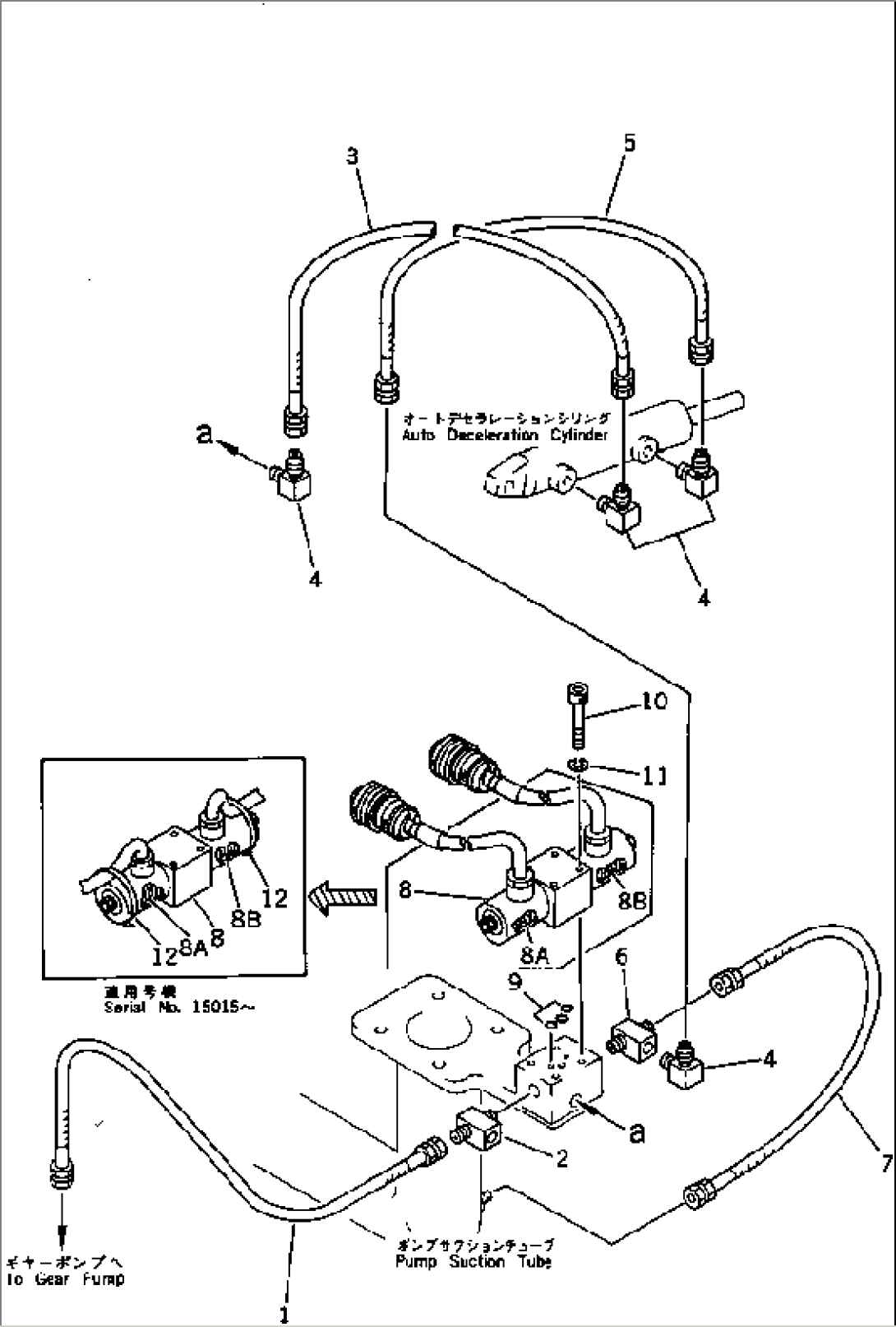 AUTO DECELERATION CYLINDER PIPING (2/2)