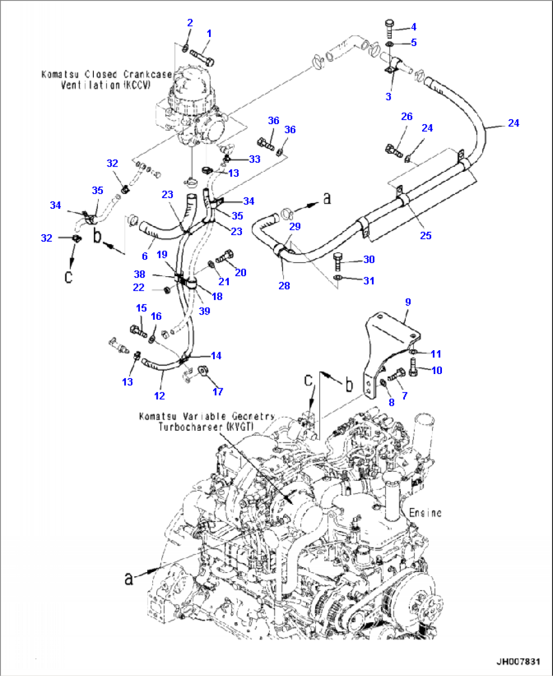 B0200-001003 AIR INTAKE CONNECTOR (FILTER)