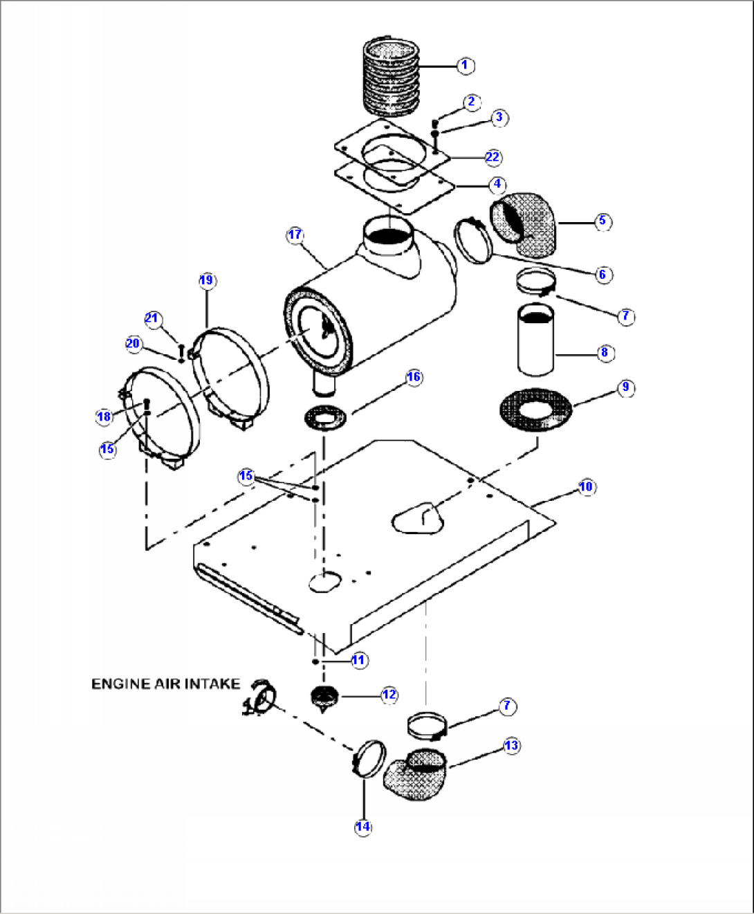 B1490-01A0 AIR CLEANER MOUNTING
