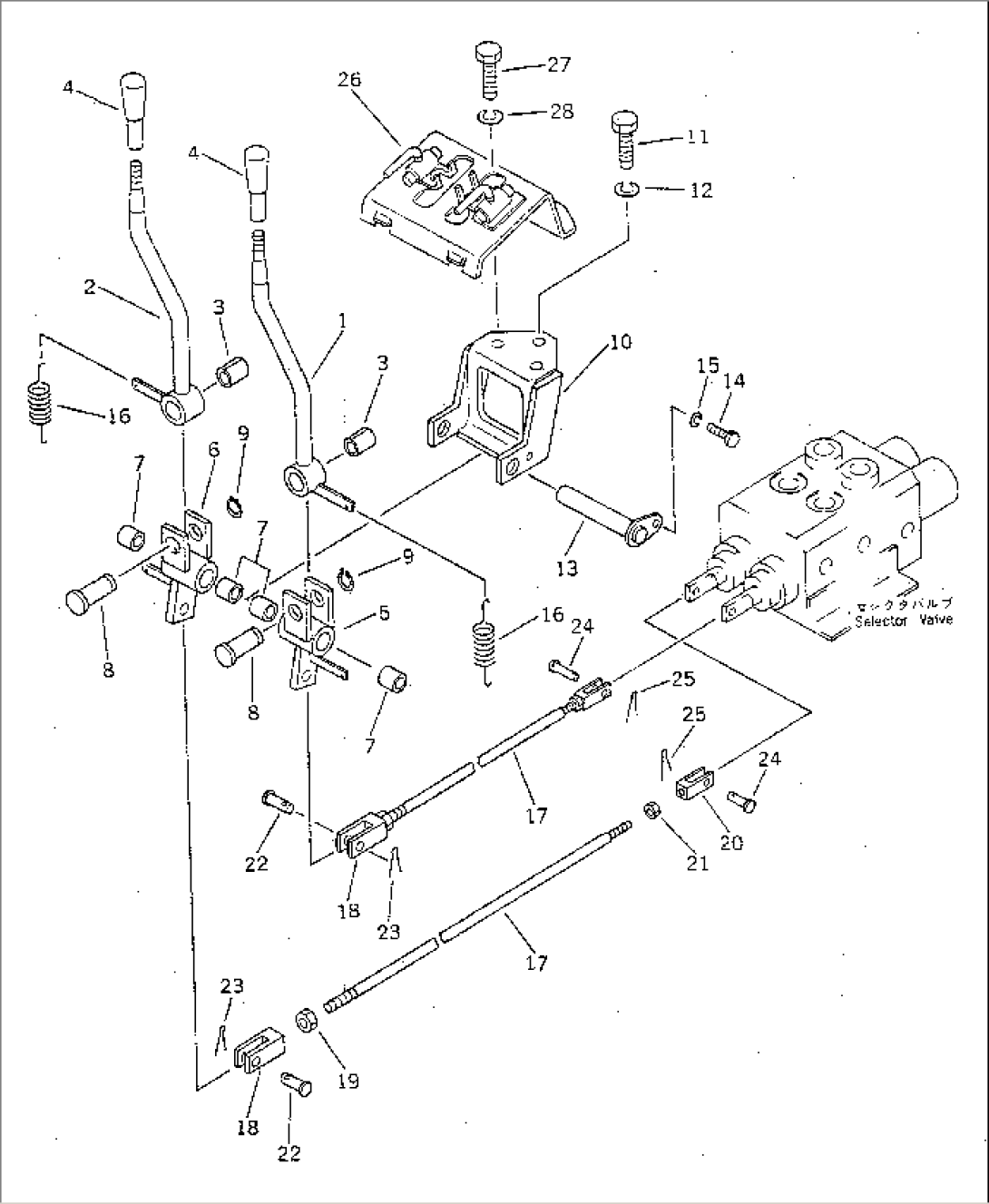 WINCH CLUTCH CONTROL LEVER