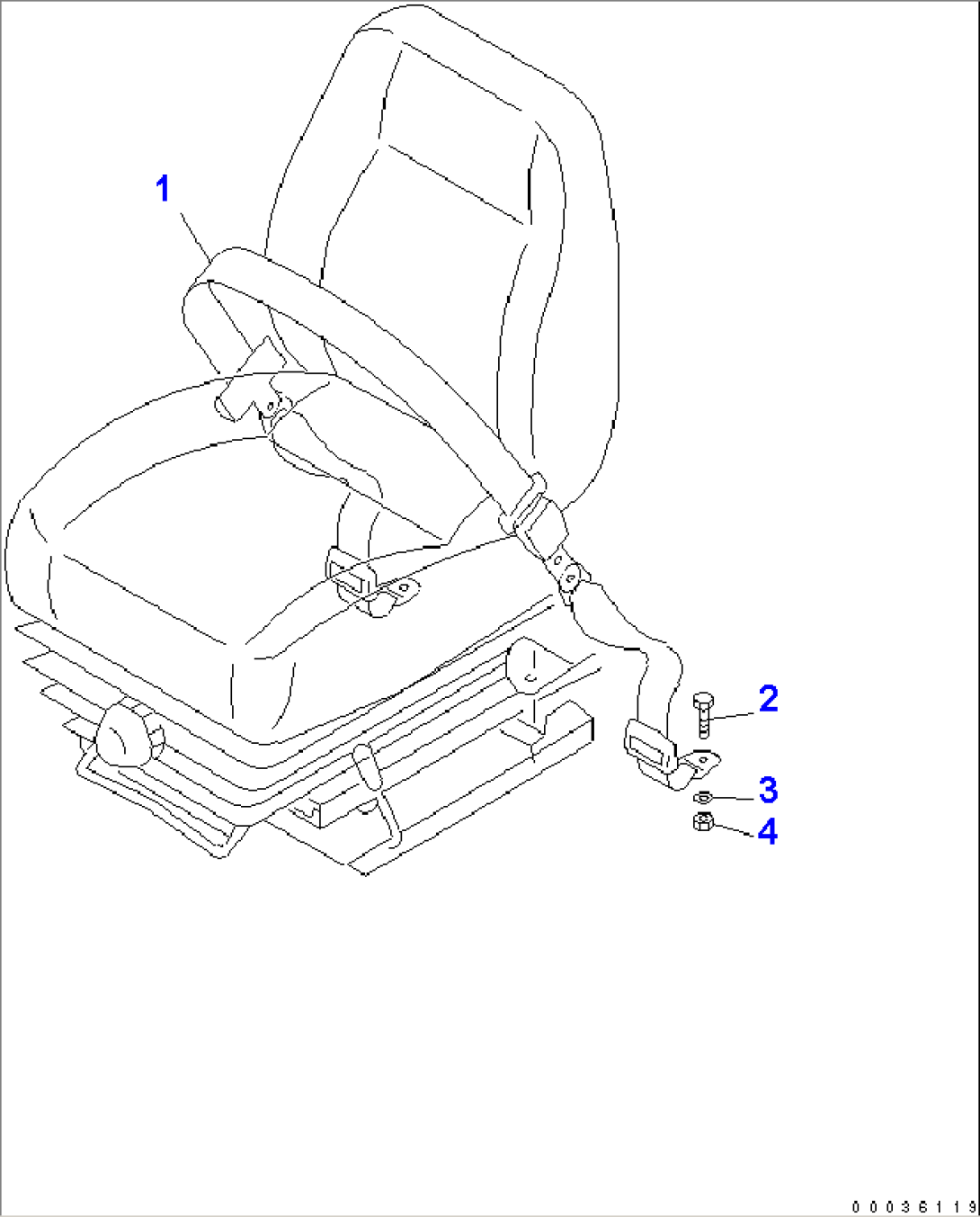 SEAT BELT(#37822-)