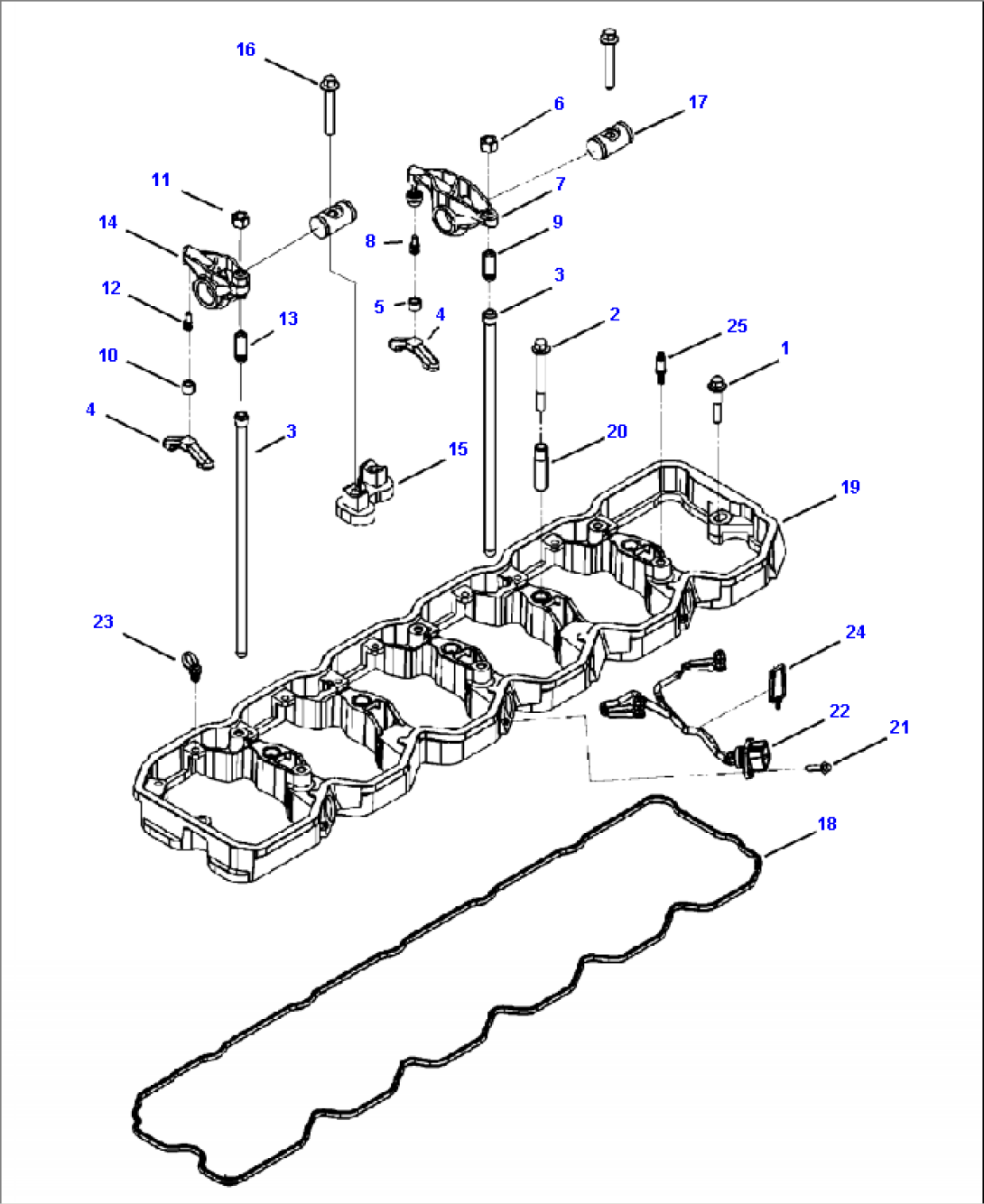 A1109-A2A2 ROCKER LEVER