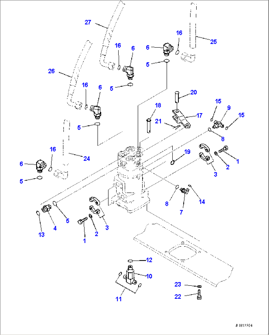 Swivel Joint, Connecting Parts (#95001-)