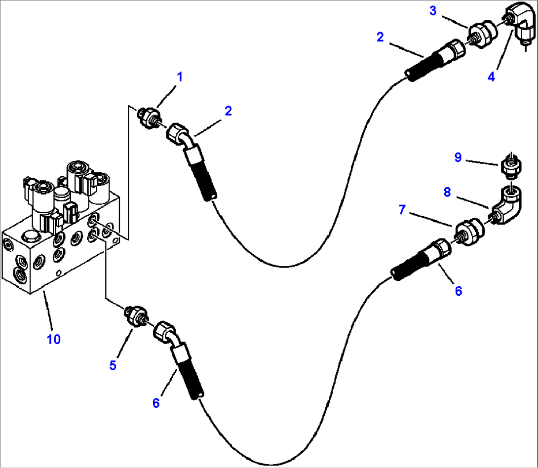 H6404-01A0 LOADER PIPING ADDITIONAL EQUIPMENT LINE (3/3)