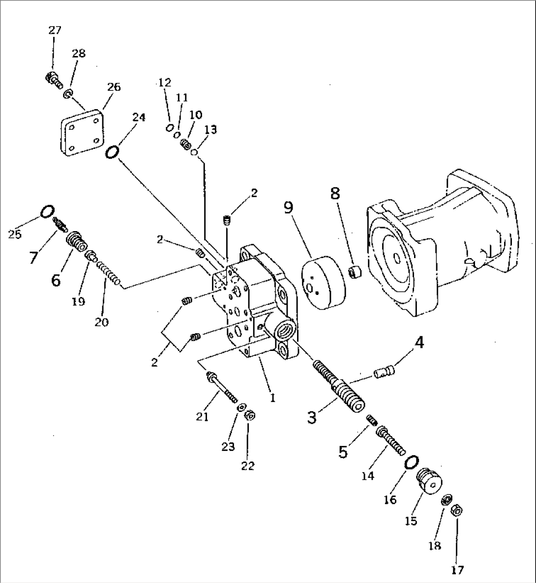 TRAVEL MOTOR (3/5) (MOTOR (2/2))(#2187-)