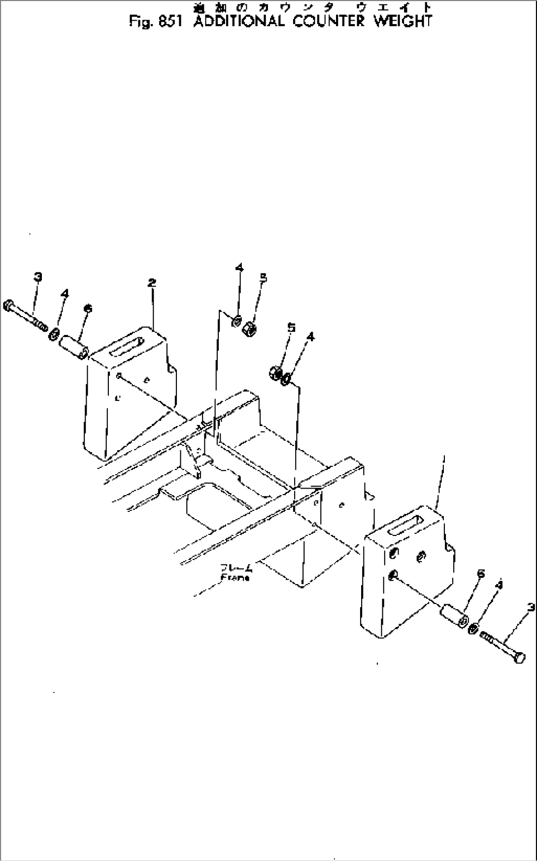 ADDITIONAL COUNTER WEIGHT(#10001-)