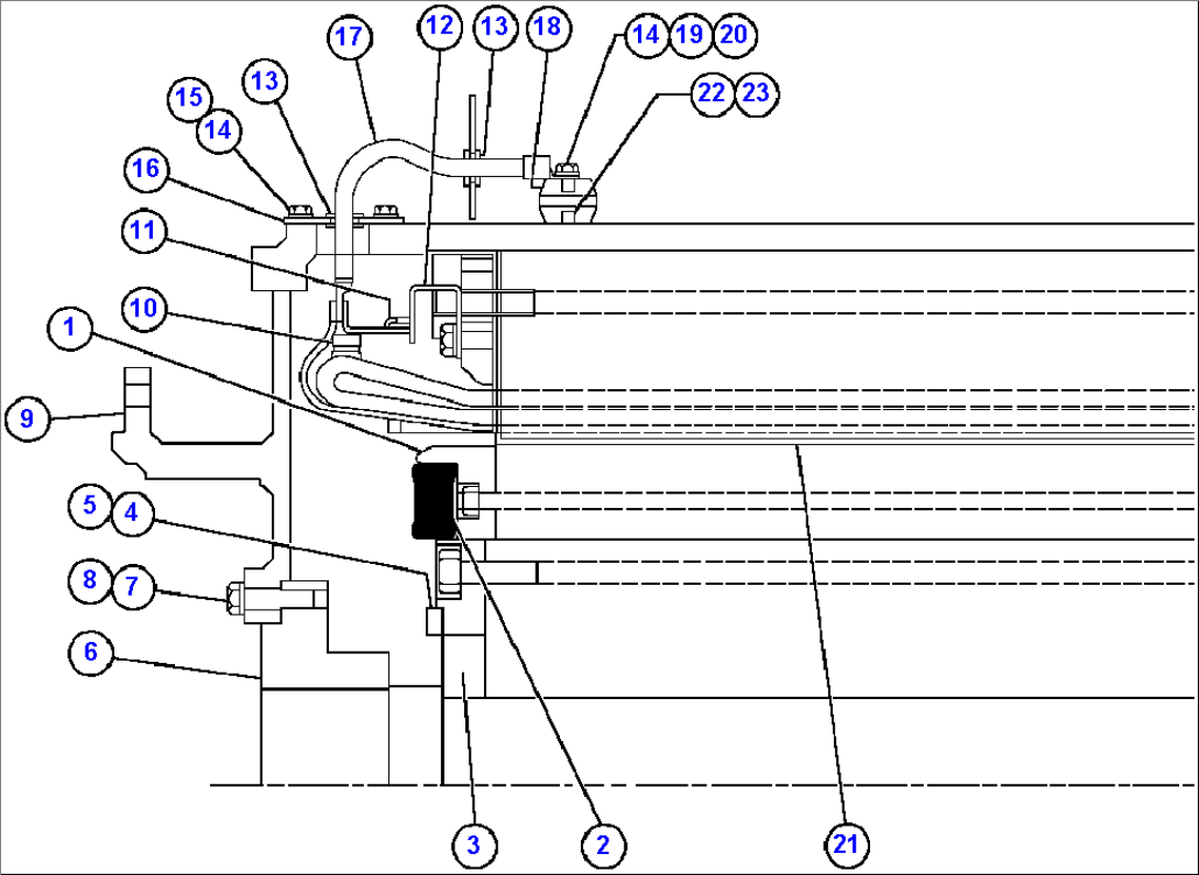 ALTERNATOR - ENGINE MOUNT END