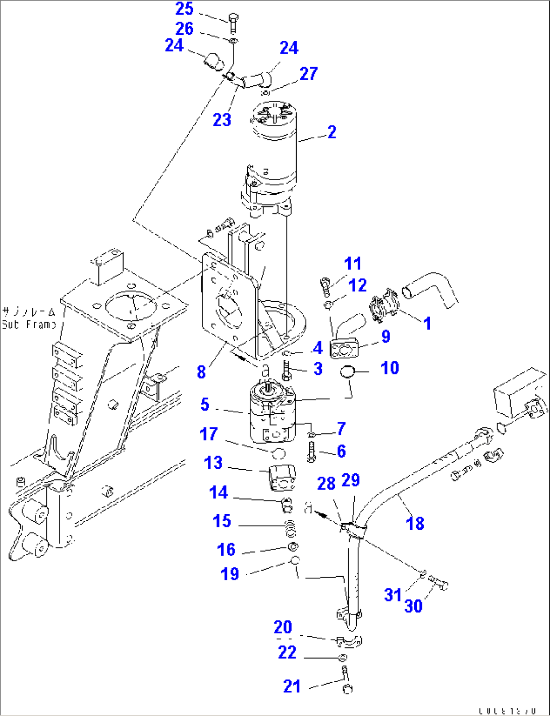 BATTERY BOX (EMERGENCY STEERING PIPING)(#2647-)