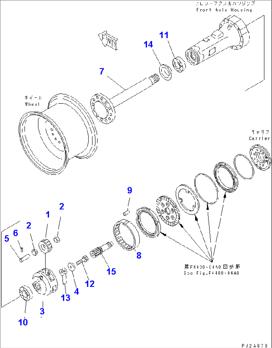 FRONT AXLE (FINAL DRIVE)