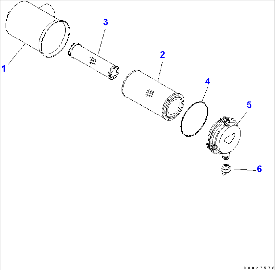AIR CLEANER (INNER PART)