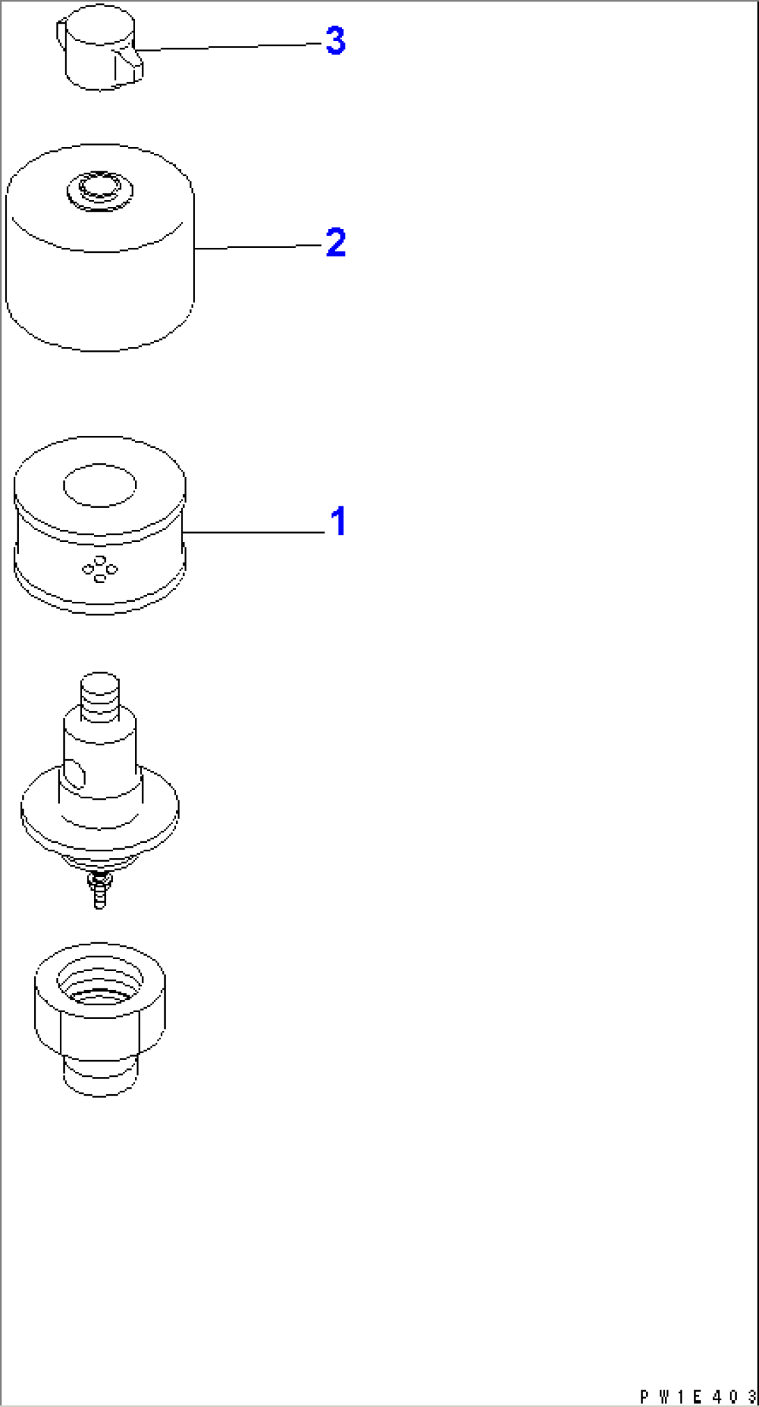 BREATHER (HYDRAULIC TANK)(#1001-)