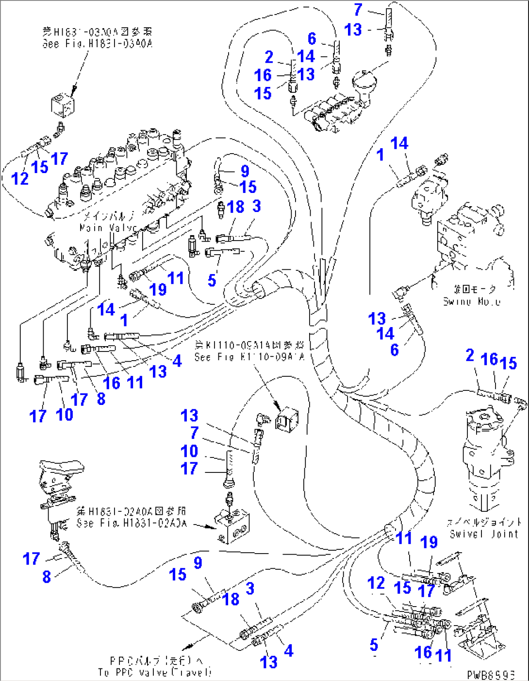 PPC MAIN LINE (VALVE PPC) (VALVE LOWER LINE) (1 ACTUATOR) (TUNNEL SPEC.)