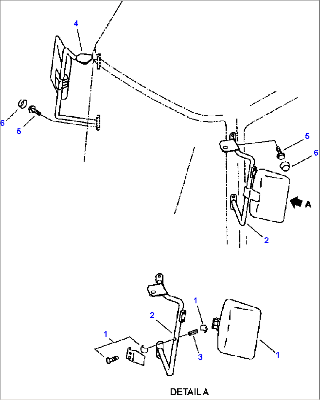 FIG. M4410-01A1 MIRROR - MACHINES WITH OPERATOR