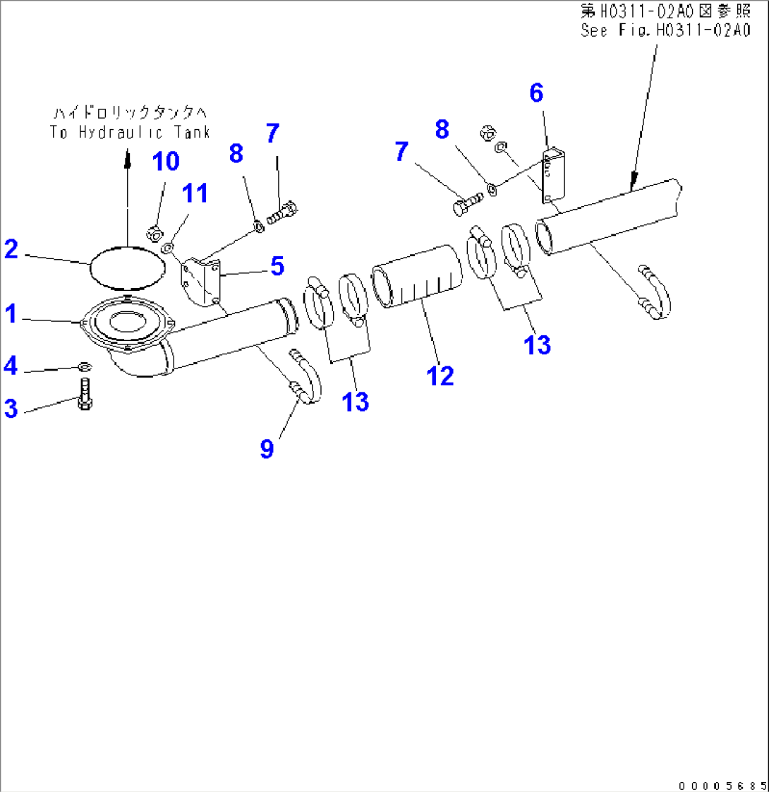 SUCTION PIPING (HYDRAULIC TANK)