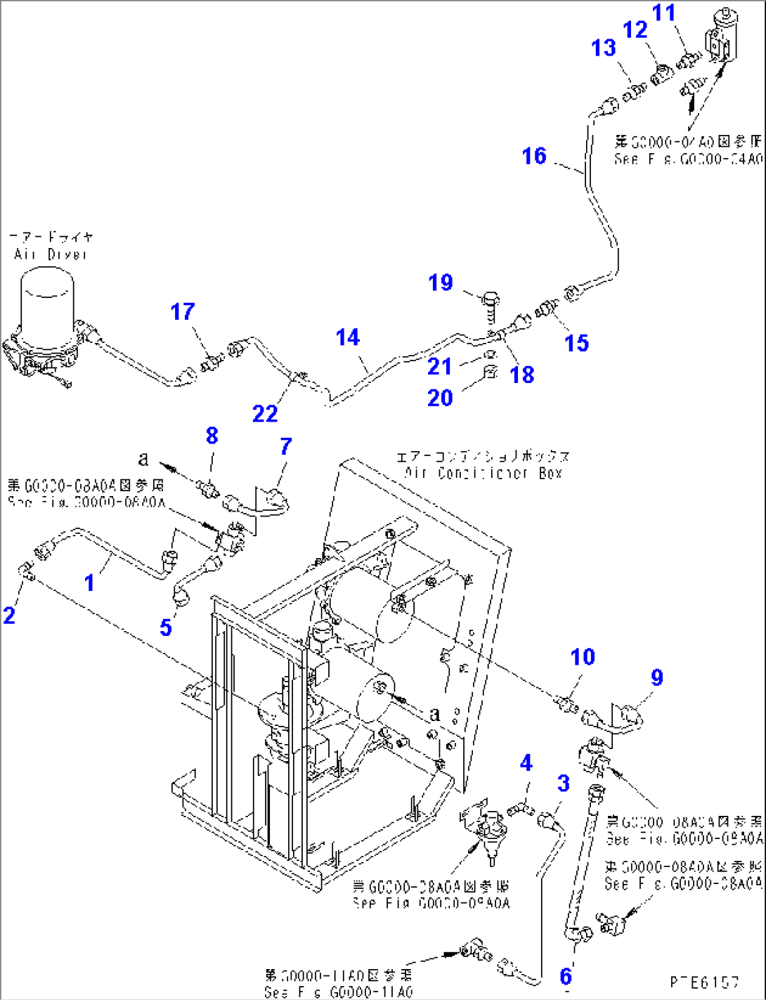 AIR SYSTEM (BRAKE VALVE TO AIR MASTER CYLINDER) (2/2)(#10301-)