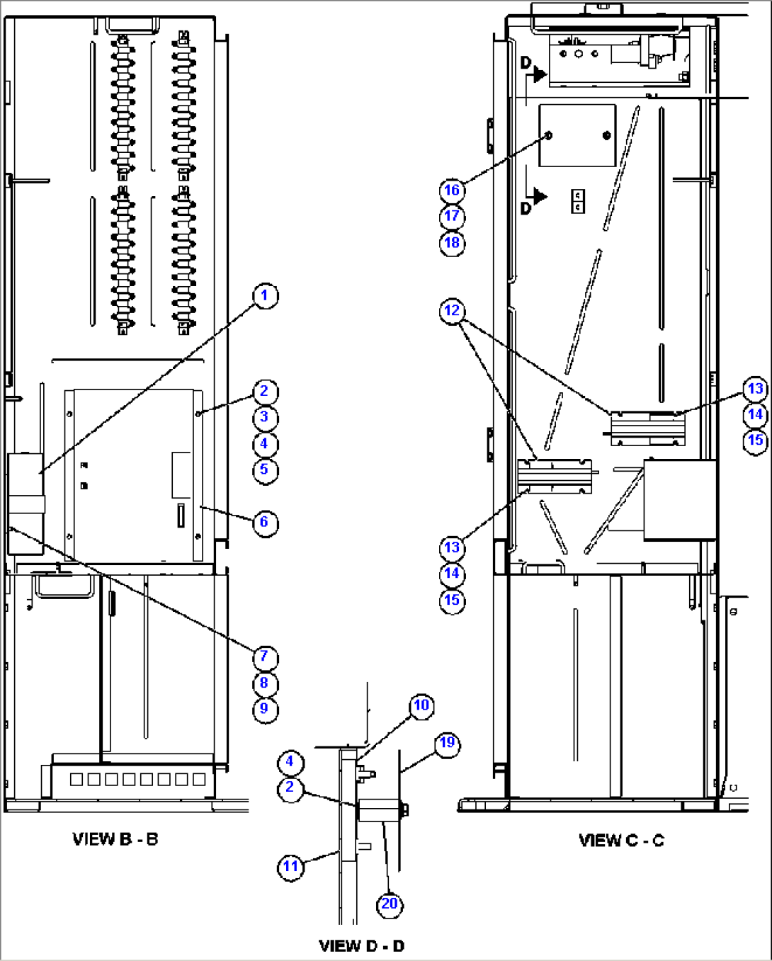 CONTROL CABINET - LEFT COMPARTMENT 2/2 (PC2752)