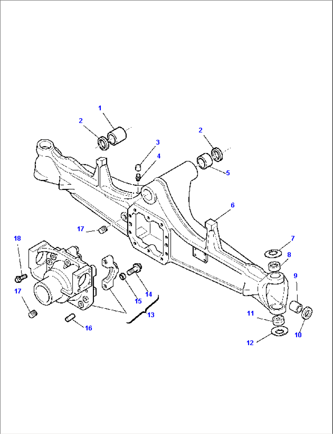 FRONT AXLE (1/6)