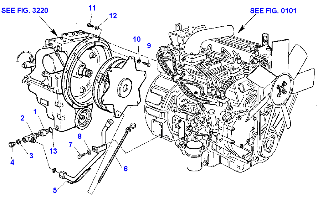 ENGINE AND DRIVE CONNECTION