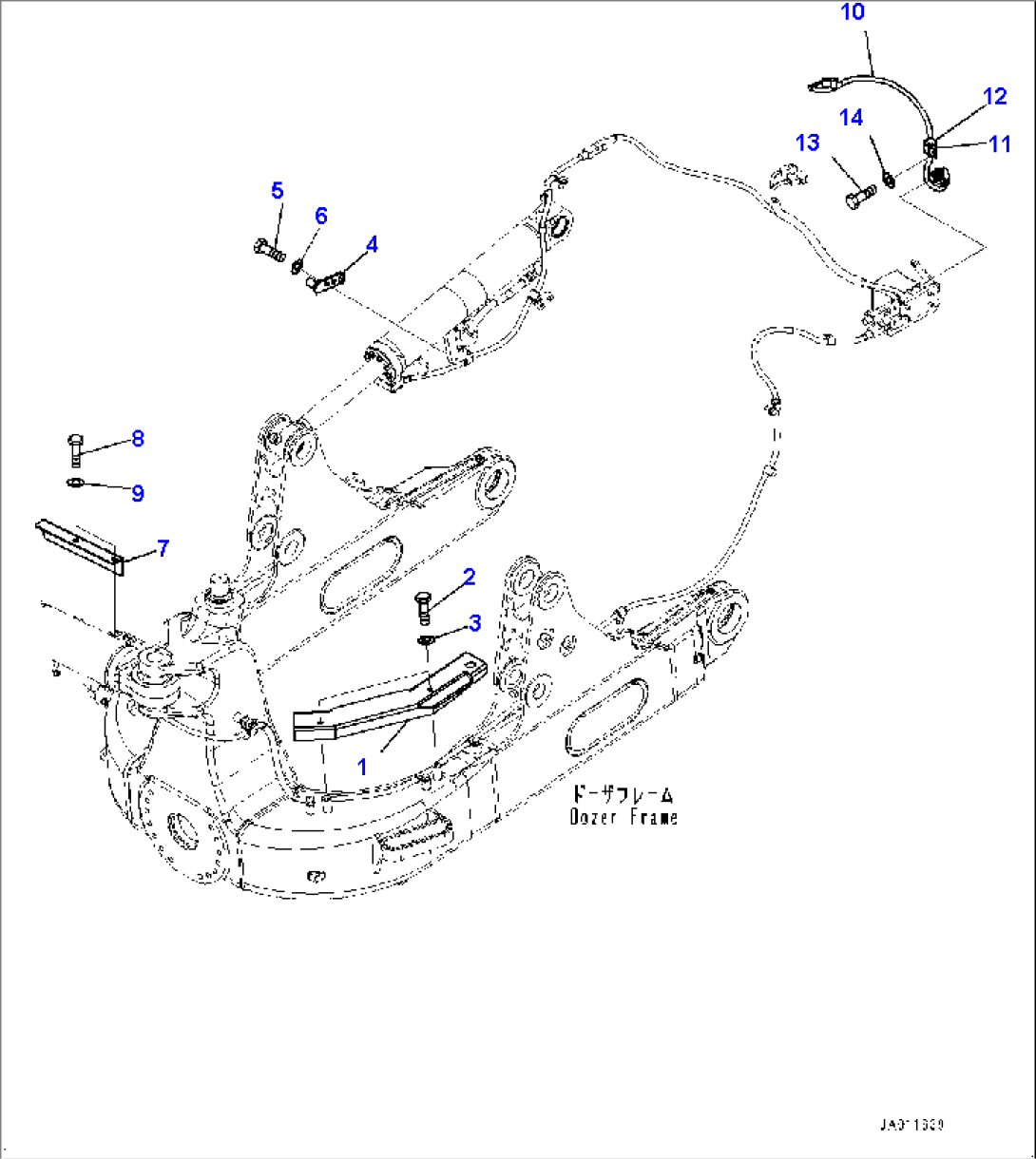 IMU Sensor Wiring Harness, Cover and Wiring Harness (#30001-)