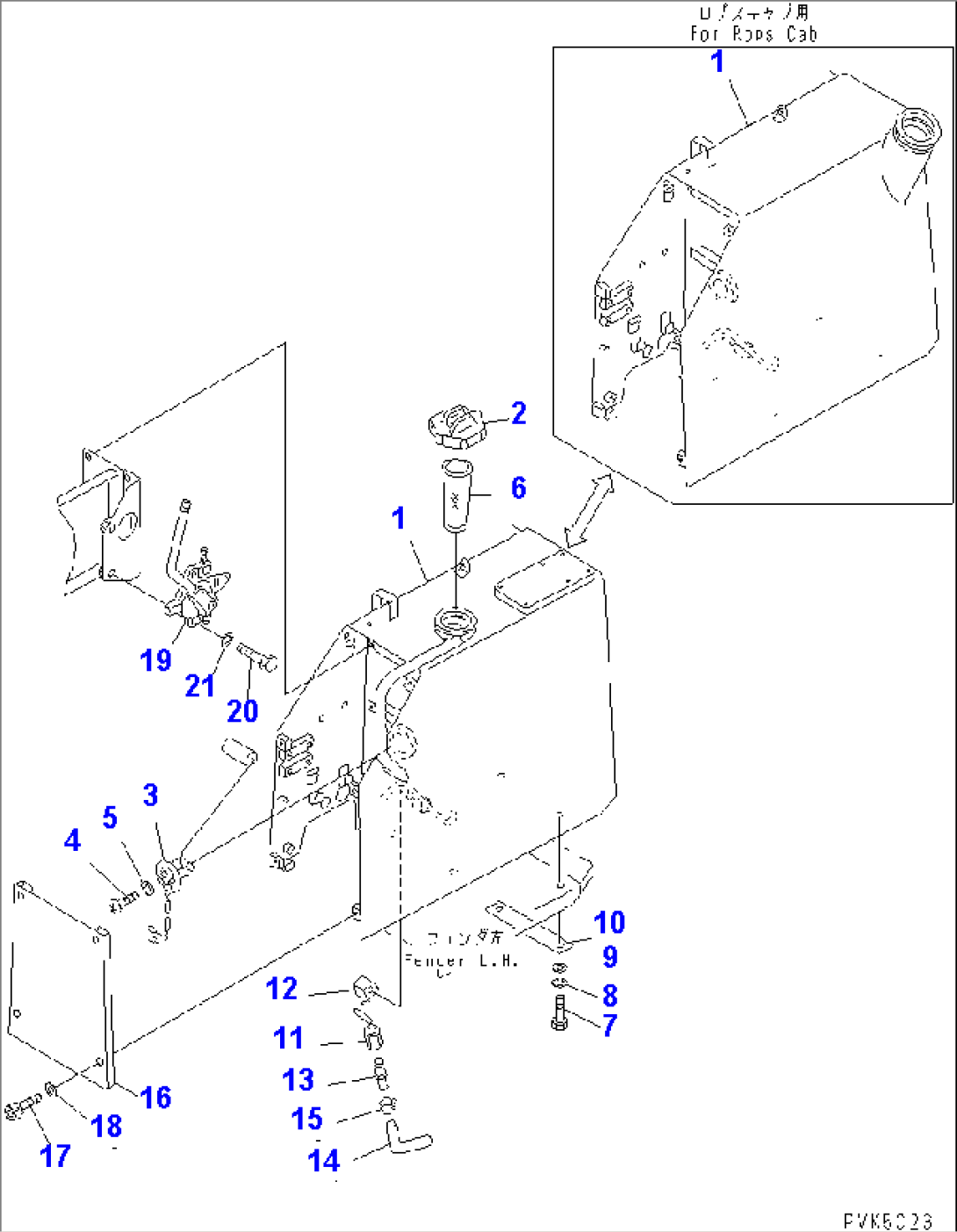 FUEL TANK (D20)(#61132-61168)