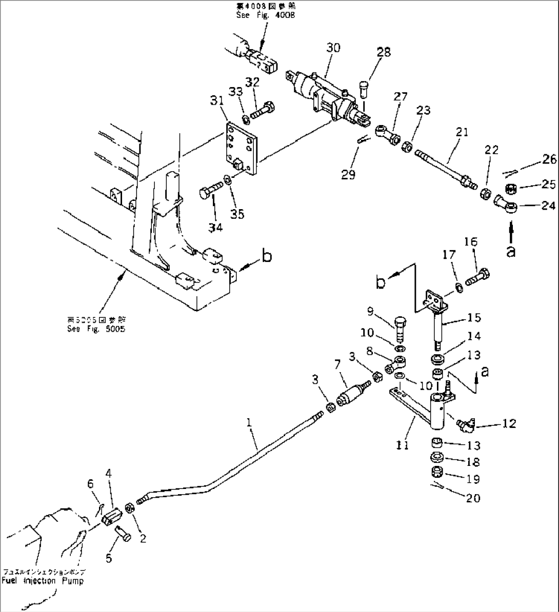 FUEL CONTROL LINKAGE (1/3) (WITH SHOE SLIP CONTROL)