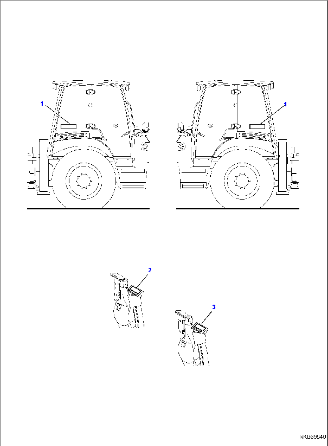 MARK PLATE (BACKHOE)