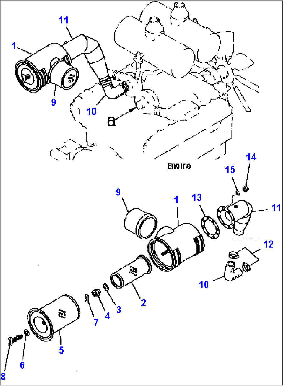 FIG NO. 1013 ENGINE RELATED PARTS (2/2)