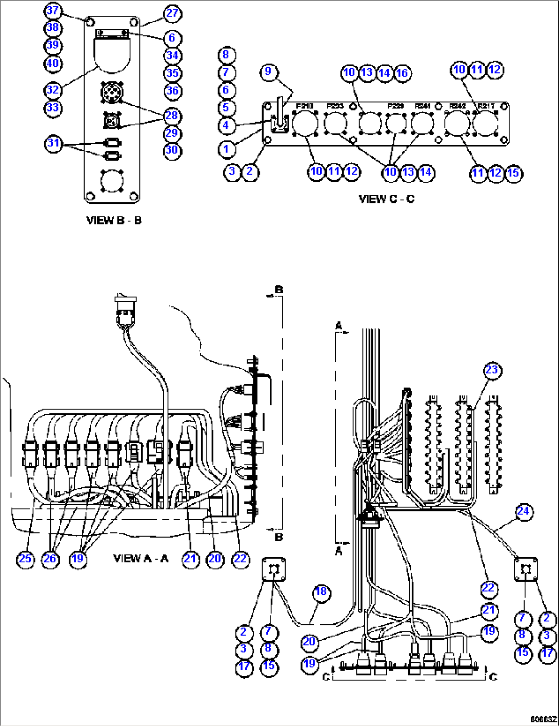 CAB CONNECTOR PLATE & WIRING