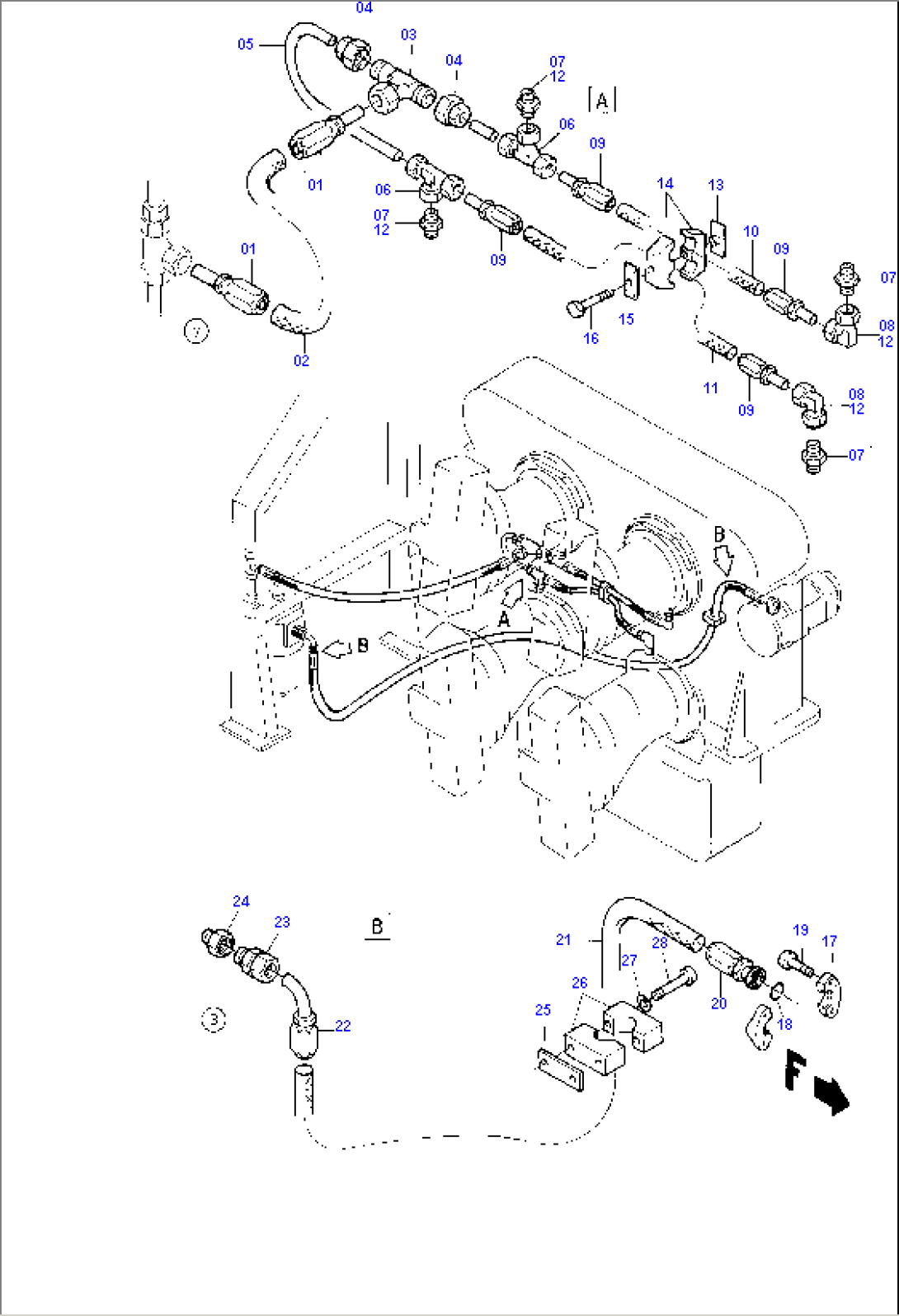 Lube Lines for Main Pumps