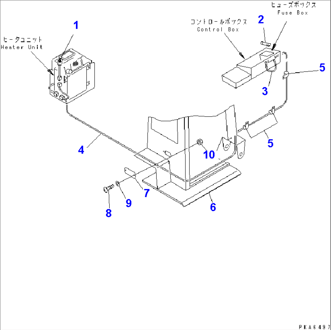 HOT WATER CAR HEATER (ELECTRICAL)(#81310-)