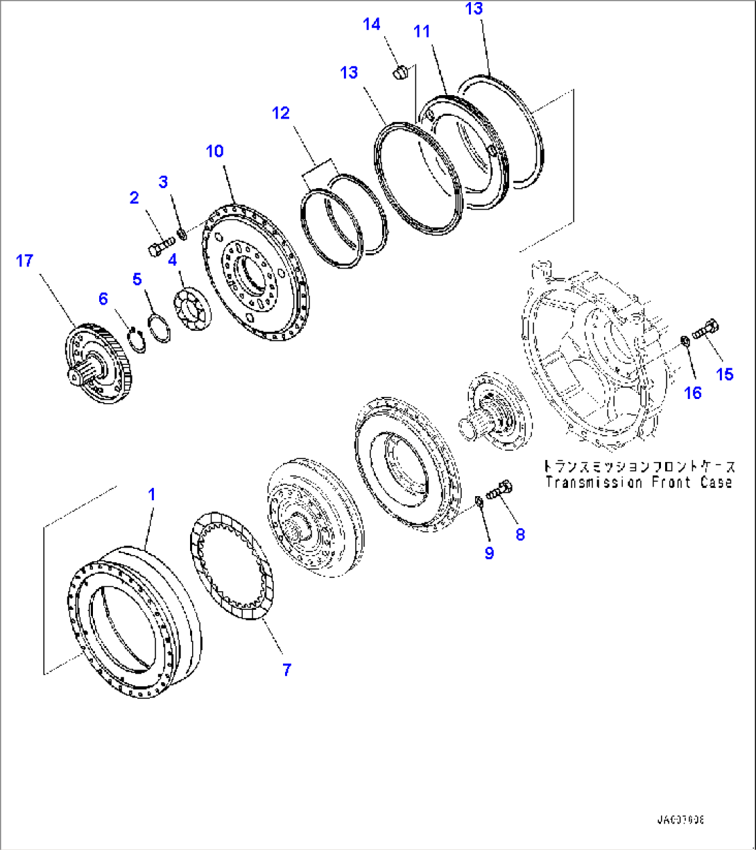 Torque Converter and Transmission, Drive Case (#5129-)