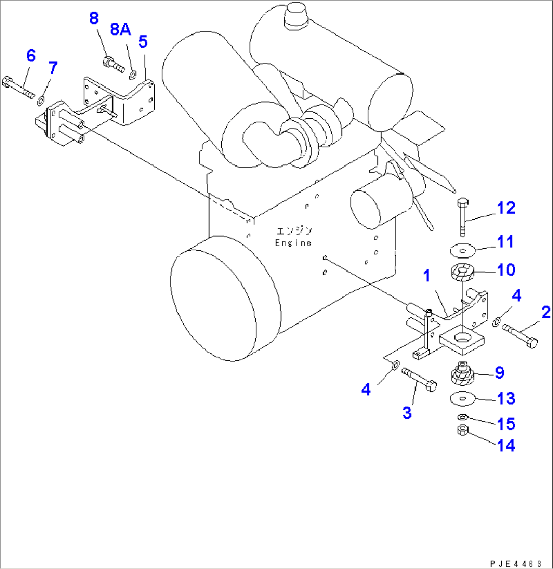 ENGINE MOUNTING PARTS