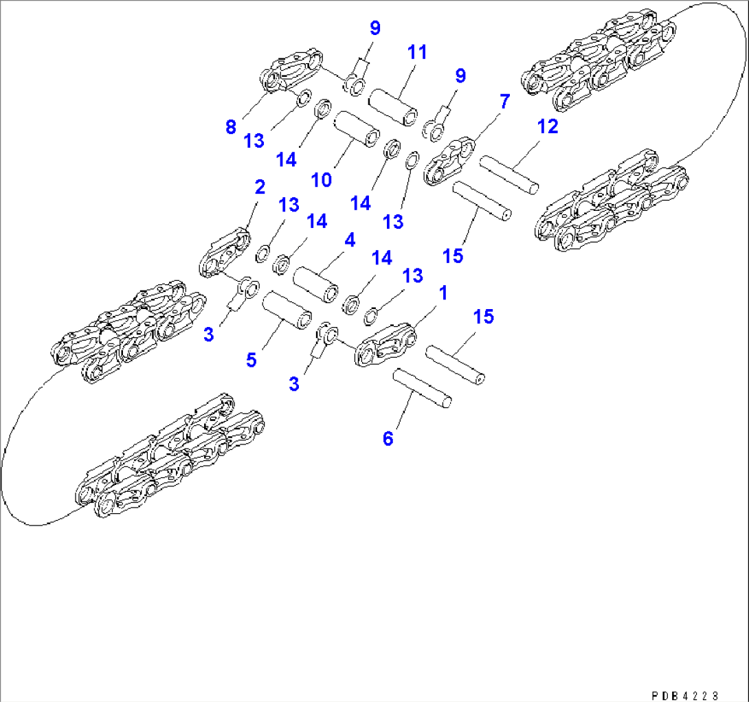 TRACK LINK (SUPPLY PARTS) (94 SET)