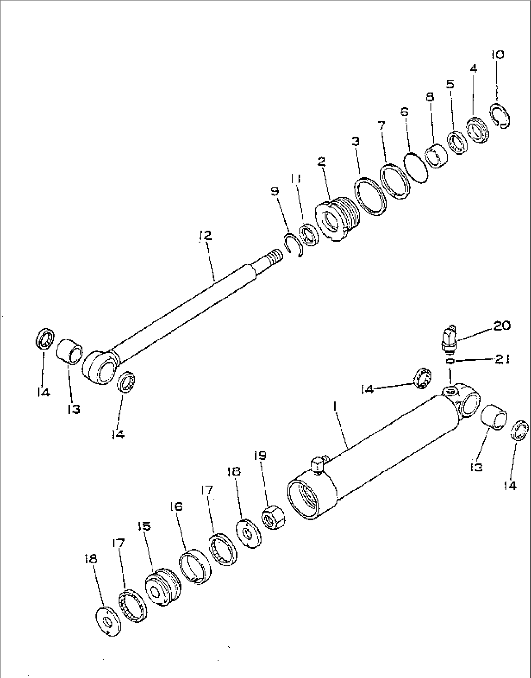 ANGLE PLOW LIFT AND V-TYPE PLOW CYLINDER