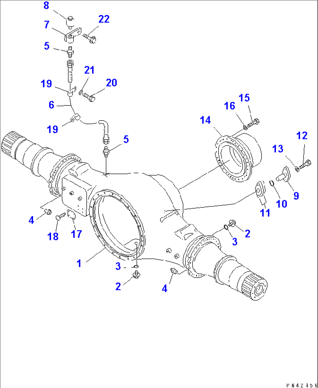 REAR AXLE HOUSING