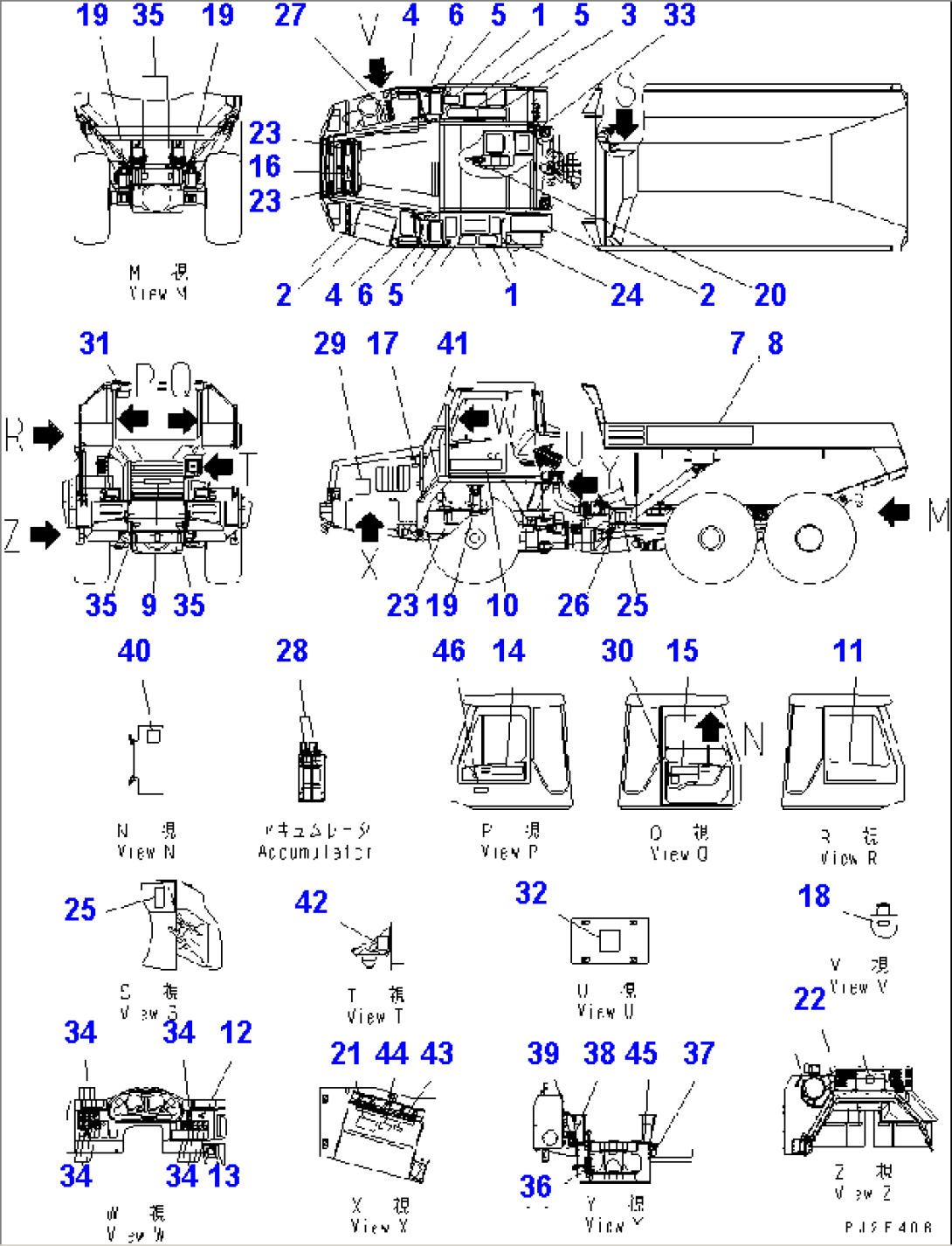 MARKS AND PLATES (ENGLISH) (FOR U.S.A.)(#1001-1015)