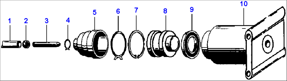 AUXILIARY HOIST BRAKE CYLINDER