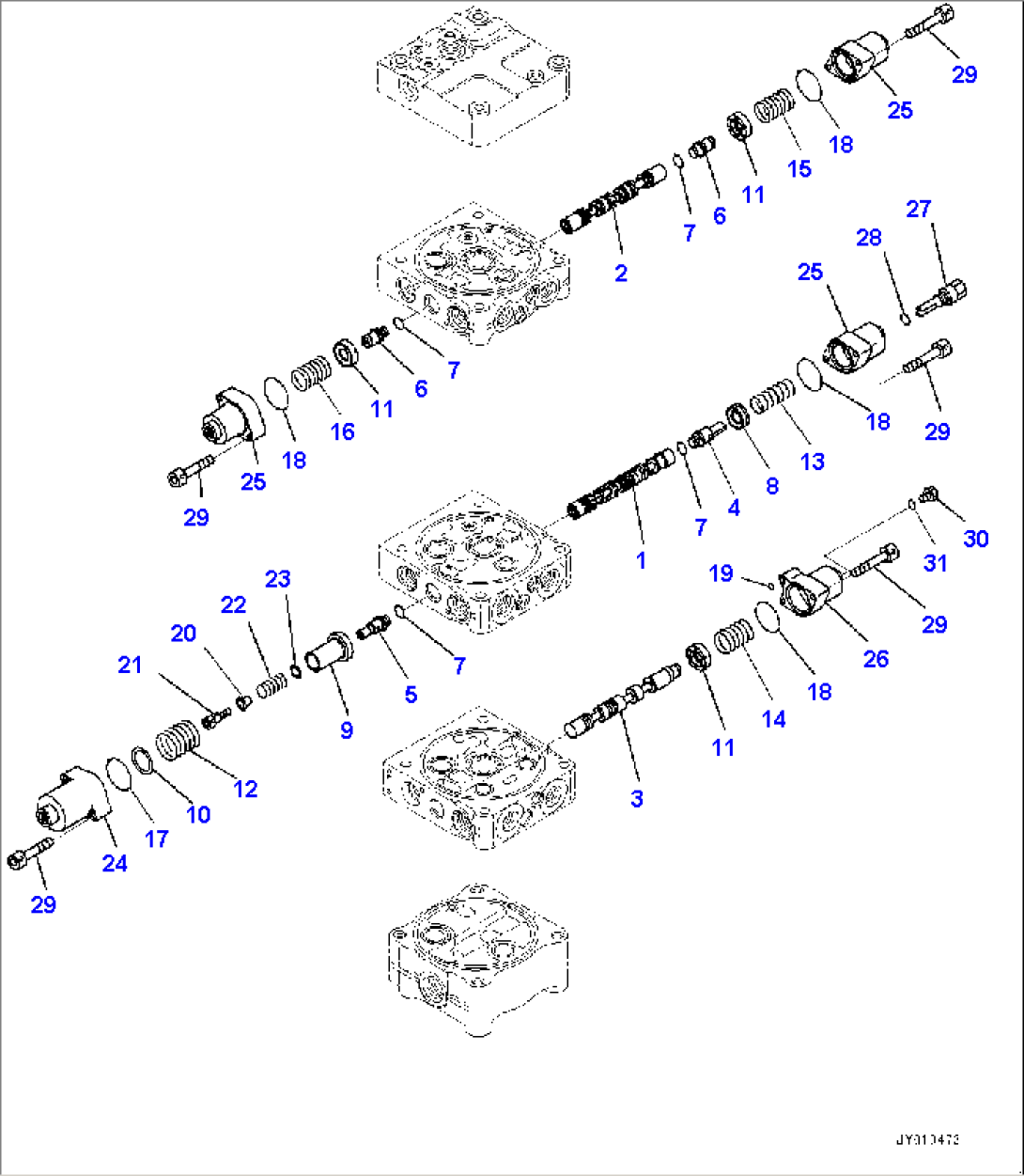 Control Valve, 3-Valve (2/8) (#85001-)