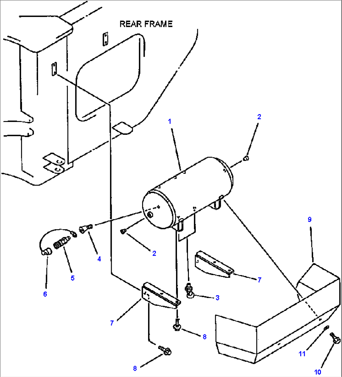 FIG NO. 3521 DRY AIR TANK