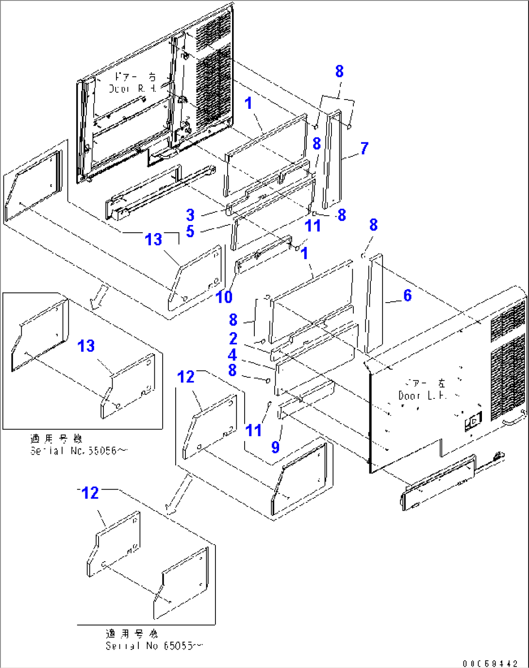 HOOD (SHEET) (FOR EXCEPT JAPAN)(#65001-)