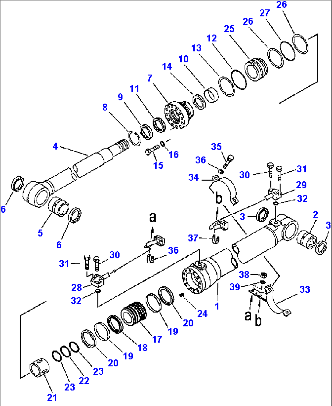 FIG. T1120-01A0 BOOM CYLINDER