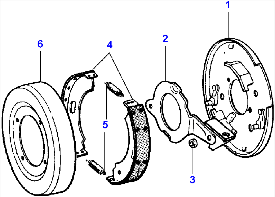 FIG. T0290-01A0 BRAKE - SWING DRIVE, HOIST AND WINCH