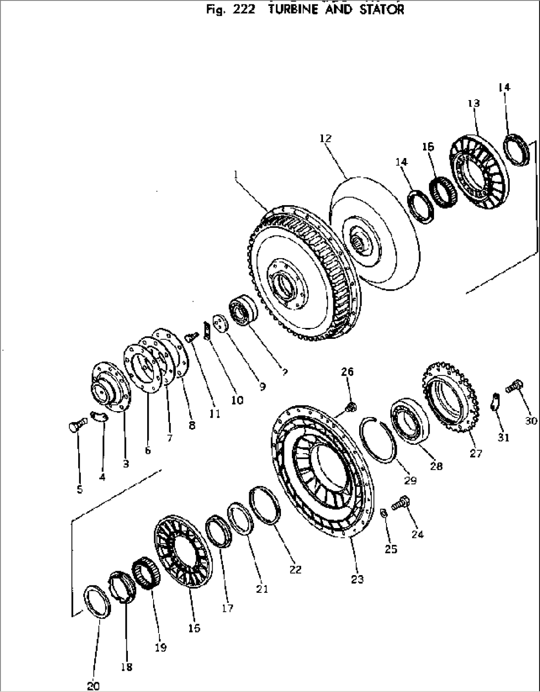 TURBINE AND STATOR(#K1001-)