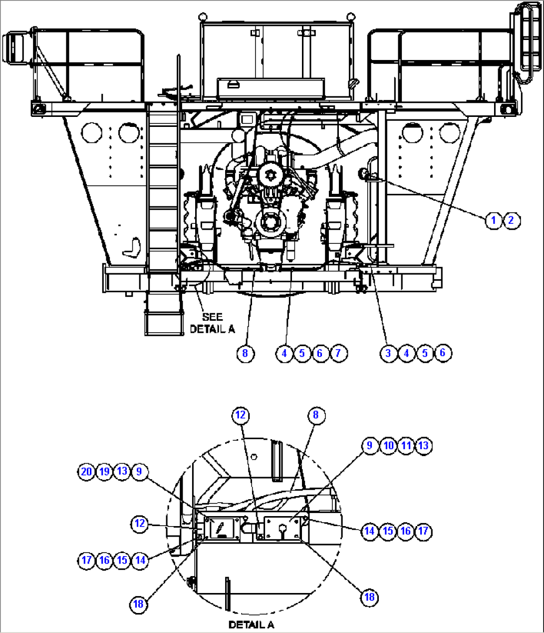 L.H. UPRIGHT & GROUND LEVEL SWITCH WIRING