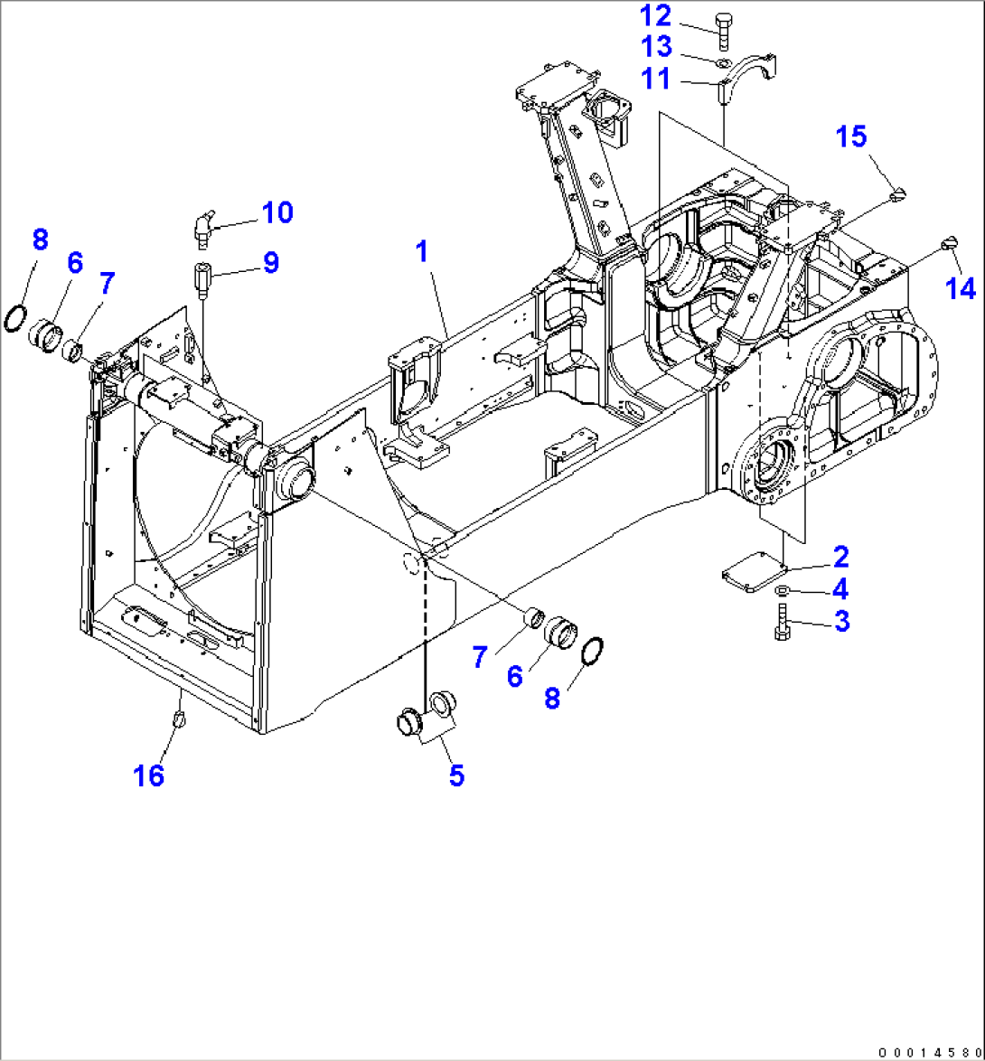 MAIN FRAME (FOR TOUHOKU PORT SERVICE COAL DOZER SPEC.)